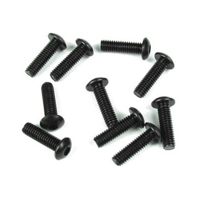 M4x12mm Button Head Screws, Black (10) M4x12mm Button Head Screws, Black (10)
