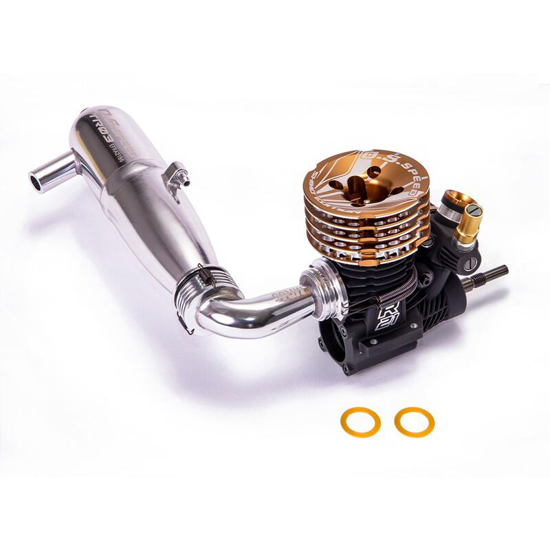 OS Engines O.S. Speed SHIMO Edition 3 3.49cc Nitro Engine Combo