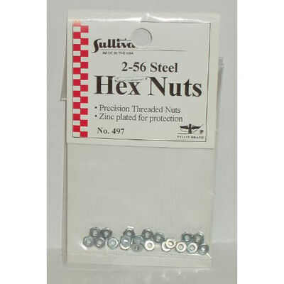 2-56 Thread Hex Nuts (20) 2-56 Thread Hex Nuts (20)