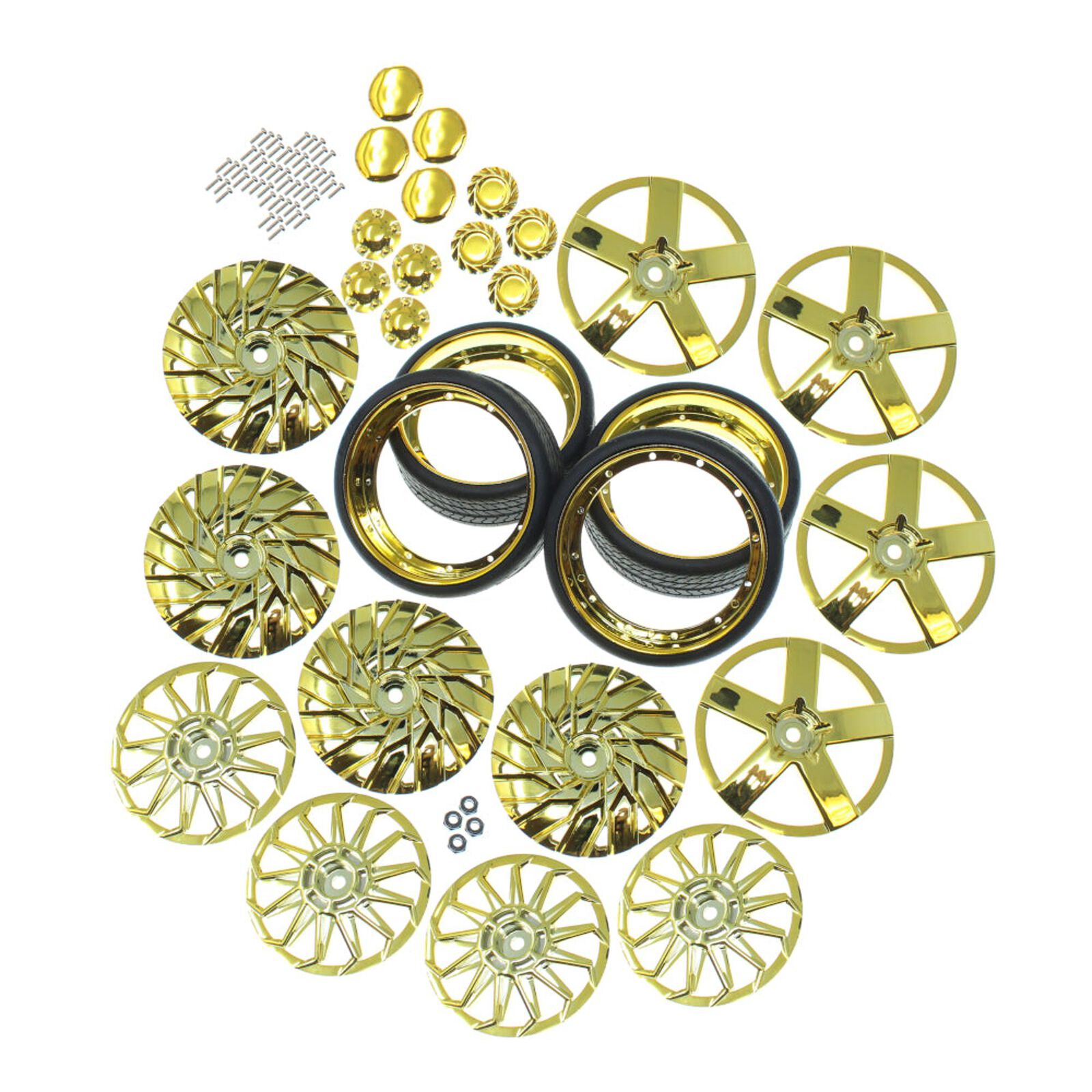 Gold 26in Wheel & Tire Combo Kit
