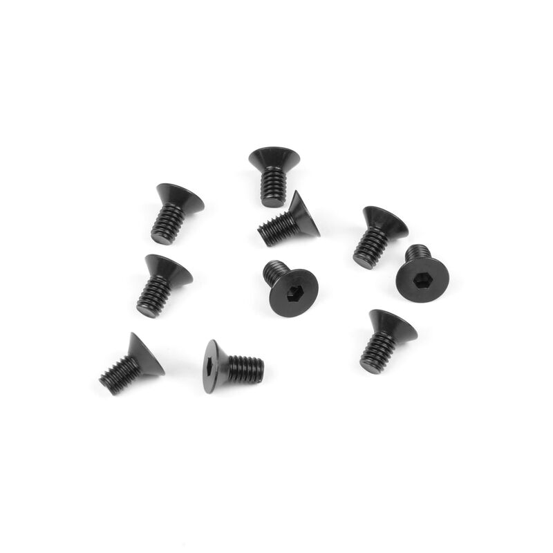 M4 x 8mm Flat Head Screws (10)