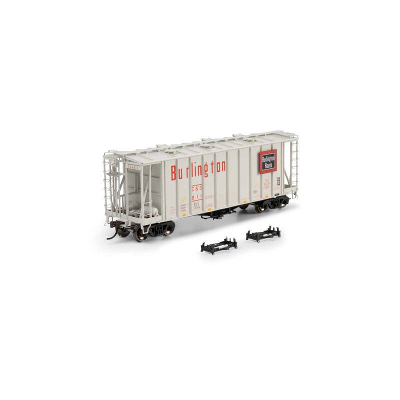 Athearn Genesis HO GEN GATC 2600 Airslide Covered Hopper, CBQ #811