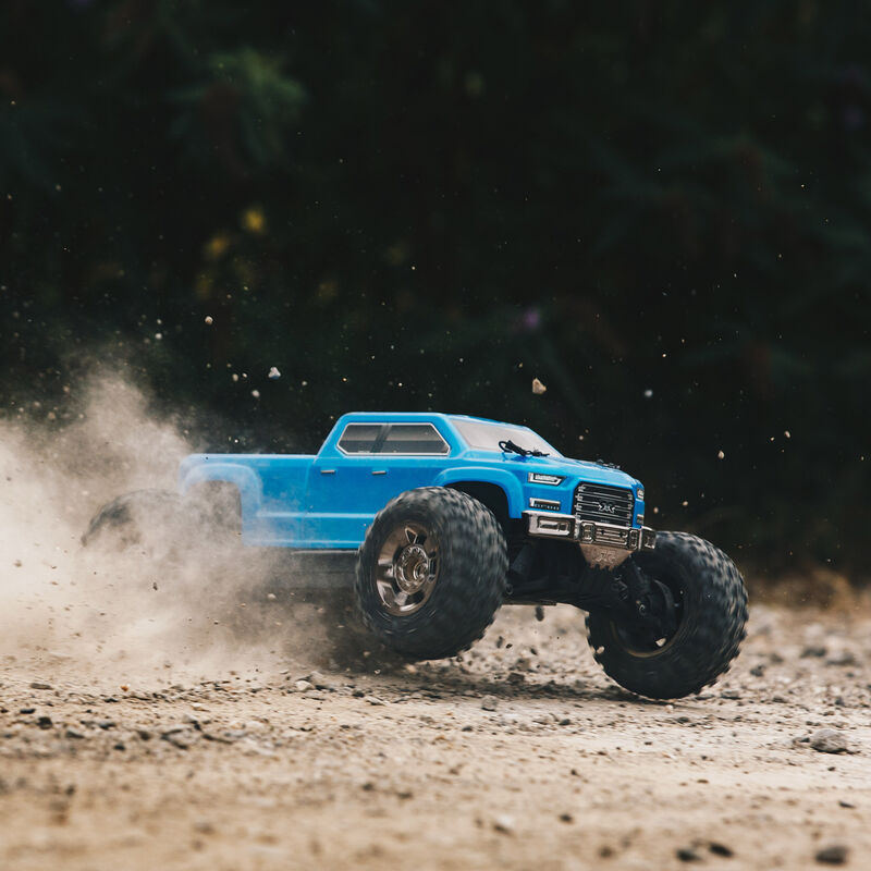 1/10 BIG ROCK CREW CAB 3S BLX 4WD Brushless RTR, Blue