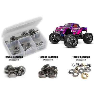 Metal Shielded Bearing Kit, 1/10 Traxxas Stampede XL5 Metal Shielded Bearing Kit, 1/10 Traxxas Stampede XL5