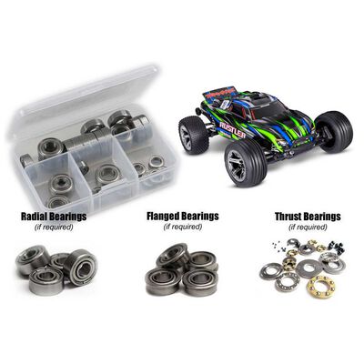 Metal Shielded Bearing Kit, 1/10 Traxxas Rustler BL-2S Metal Shielded Bearing Kit, 1/10 Traxxas Rustler BL-2S