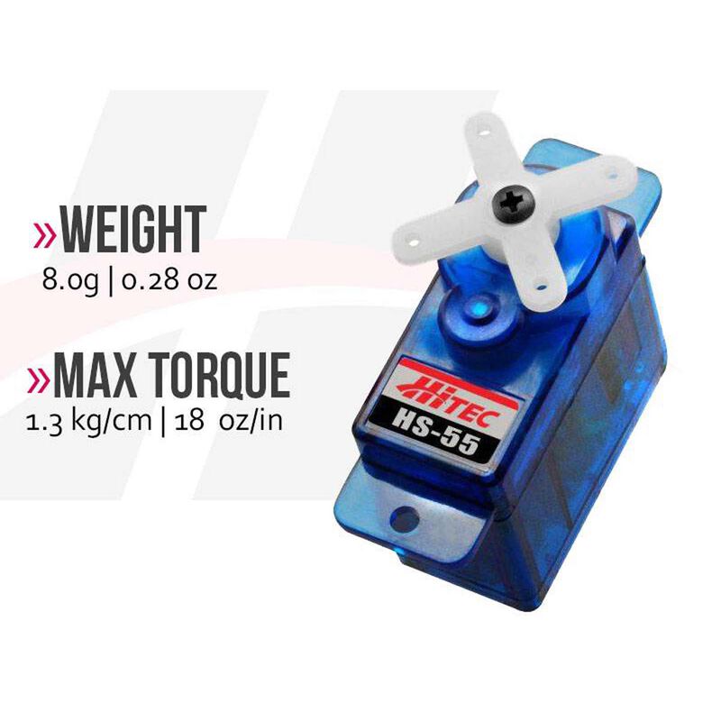 Hitec HS-55 HS55 55 Economy Feather Sub Micro RC Remote Control Airplane Servo E - Foto 12