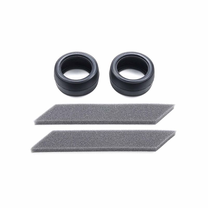 1/10 Tamiya Rear Racing Slick Tires & Inserts (2)