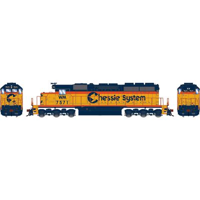 HO ATH SD40 Locomotive w/DCC & Sound, WM #7571 HO ATH SD40 Locomotive w/DCC & Sound, WM #7571