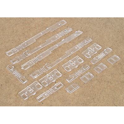 HO Window Set, Wide Vision Caboose (2) HO Window Set, Wide Vision Caboose (2)