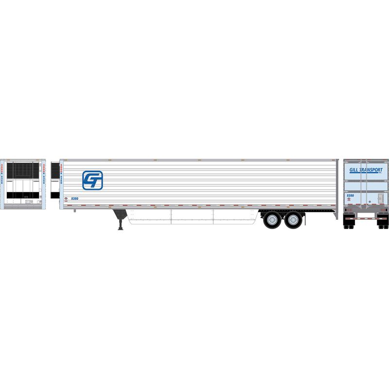 HO ATH 53' Utility Reefer Trailer, Gill Transport #5350 HO ATH 53' Utility Reefer Trailer, Gill Transport #5350