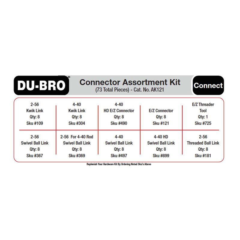 Connectors Assortment Kit (73 pcs set)