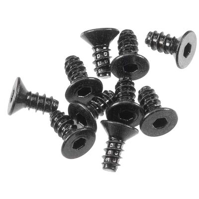 Hex Socket Tapping Flat Head M2.6x6mm Black (10) Hex Socket Tapping Flat Head M2.6x6mm Black (10)
