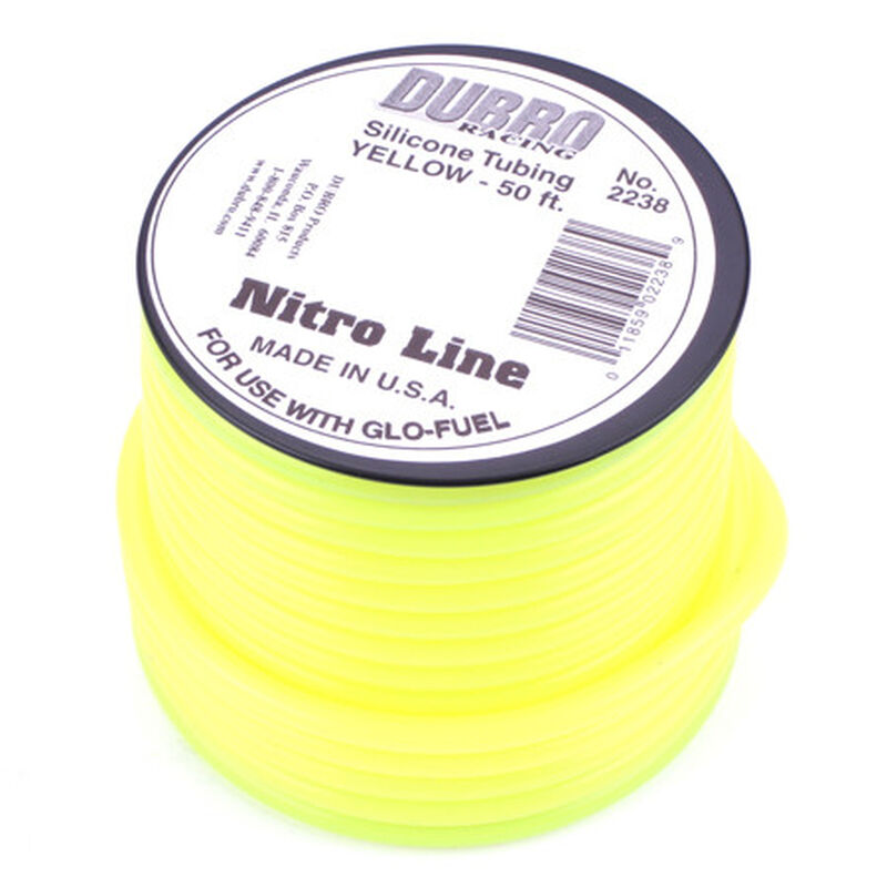 Silicone 50' Fuel Tubing, Yellow