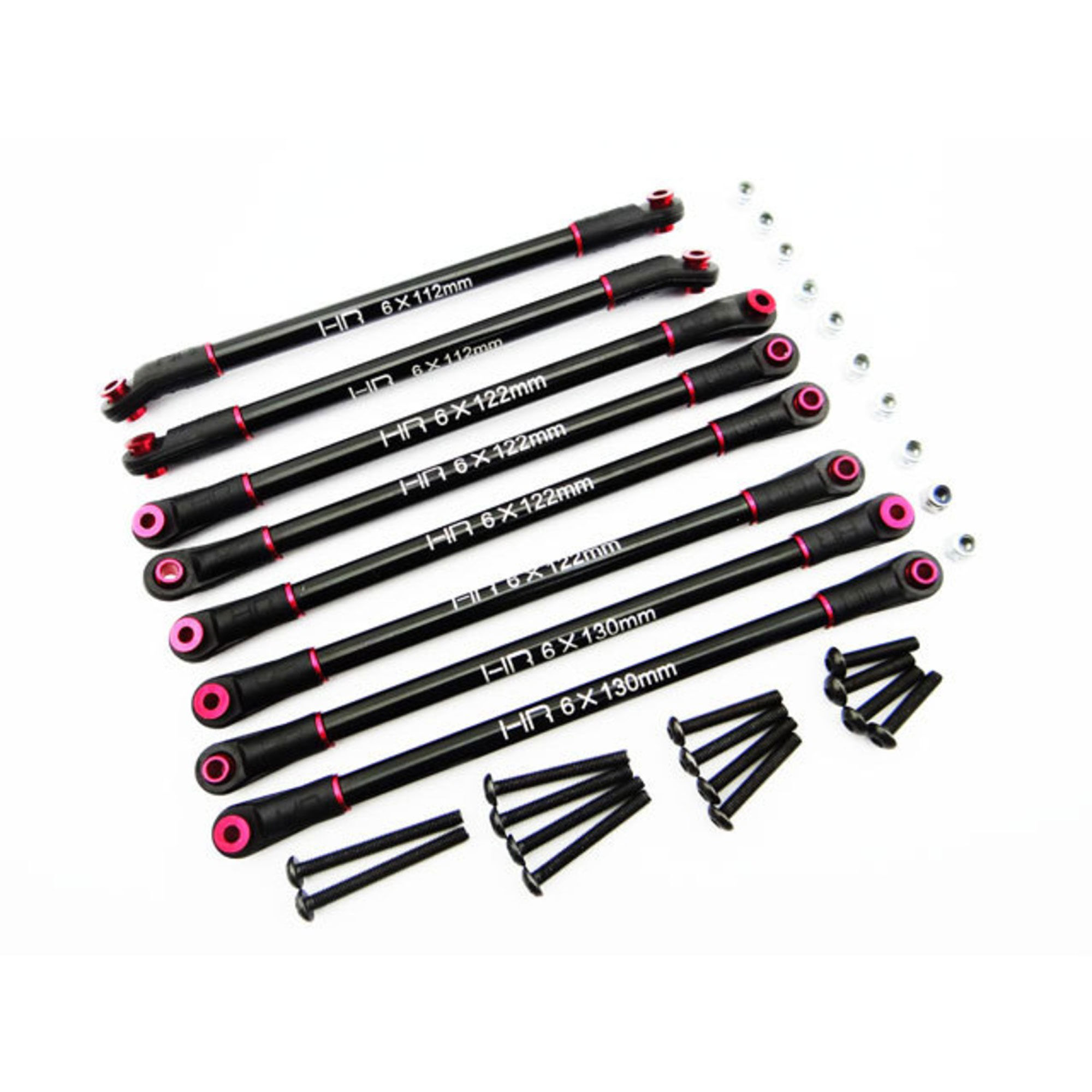 Hot Racing Aluminum 4-Link Set for 12.3in (313mm): Axial SCX10