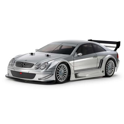 1/10 R/C 2002 Mercedes-Benz CLK AMG Racing Version (Silver Painted Body) (TT-02) 1/10 R/C 2002 Mercedes-Benz CLK AMG Racing Version (Silver Painted Body) (TT-02)