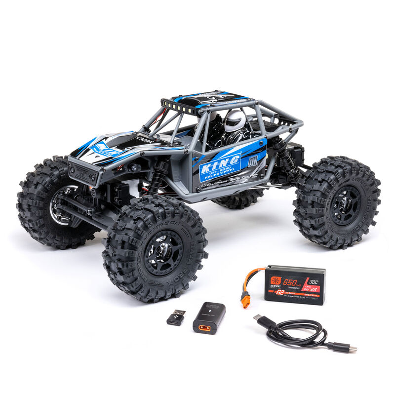 1/18 UTB18 Capra 4WS 4X4 RTR Brushed Rock Crawler (Battery & Charger Included), Blue 