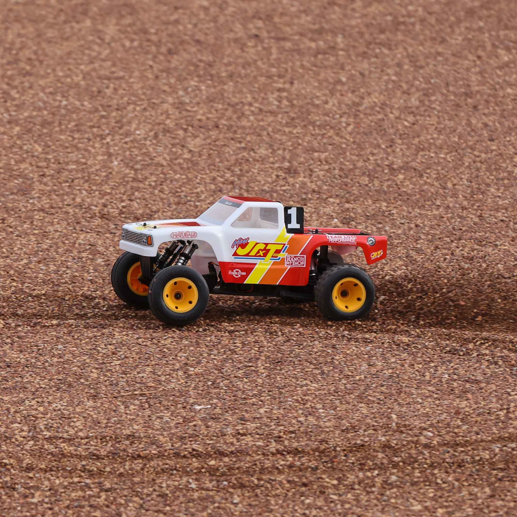 [�˾���ũ] LOS01021 [TEAM LOSI] 1/16 �̴� JRXT �귯�õ� 2WD ������ ���̽� ���� Ʈ�� RTR (���͸� ������) 15