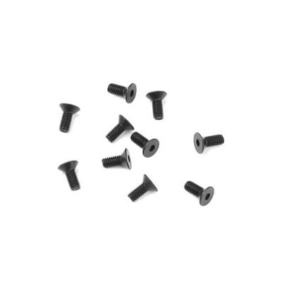 M2.5x6mm Flat Head Screws, Black (10) M2.5x6mm Flat Head Screws, Black (10)