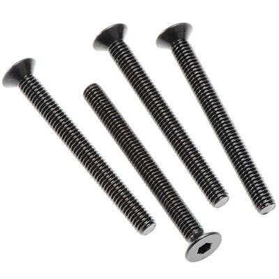 Flat Head Hex Machine Screw 4x40mm 4x4 (4) Flat Head Hex Machine Screw 4x40mm 4x4 (4)