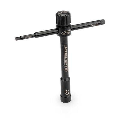 Steel Glow Plug Multi-Wrench (8mm Socket, 3mm Hex, 5mm Hex) Steel Glow Plug Multi-Wrench (8mm Socket, 3mm Hex, 5mm Hex)