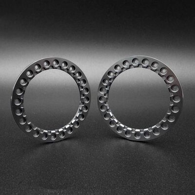 1/10 TECTONIC 1.9" Beadlock Rings, Grey (2) 1/10 TECTONIC 1.9" Beadlock Rings, Grey (2)
