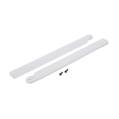 Main Blade Set (2), White, Plastic: 200 SR X Main Blade Set (2), White, Plastic: 200 SR X