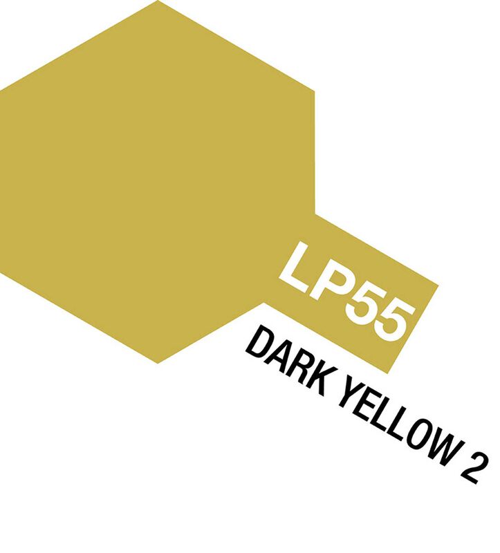 Lacquer Paint, LP-55 Dark Yellow 2, 10 mL