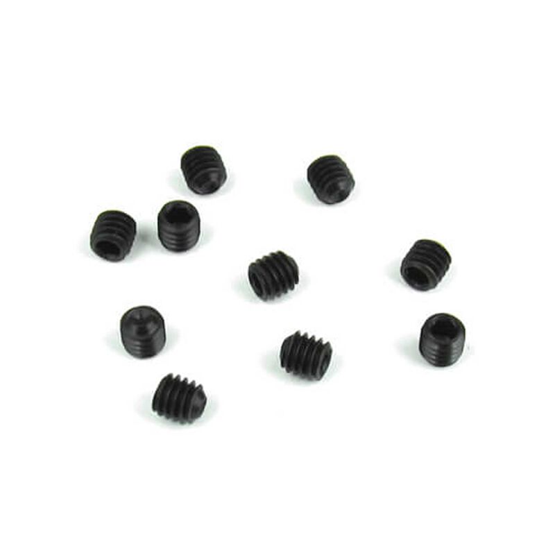 M4x4mm Set Screws, Black (10)