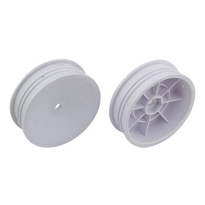 1/10 12mm Hex 2.2 Slim Front Buggy Wheels, White (2) 1/10 12mm Hex 2.2 Slim Front Buggy Wheels, White (2)