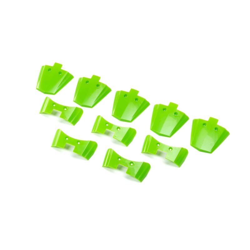 Losi Rear Fender Pack, Green: Promoto-MX/SM