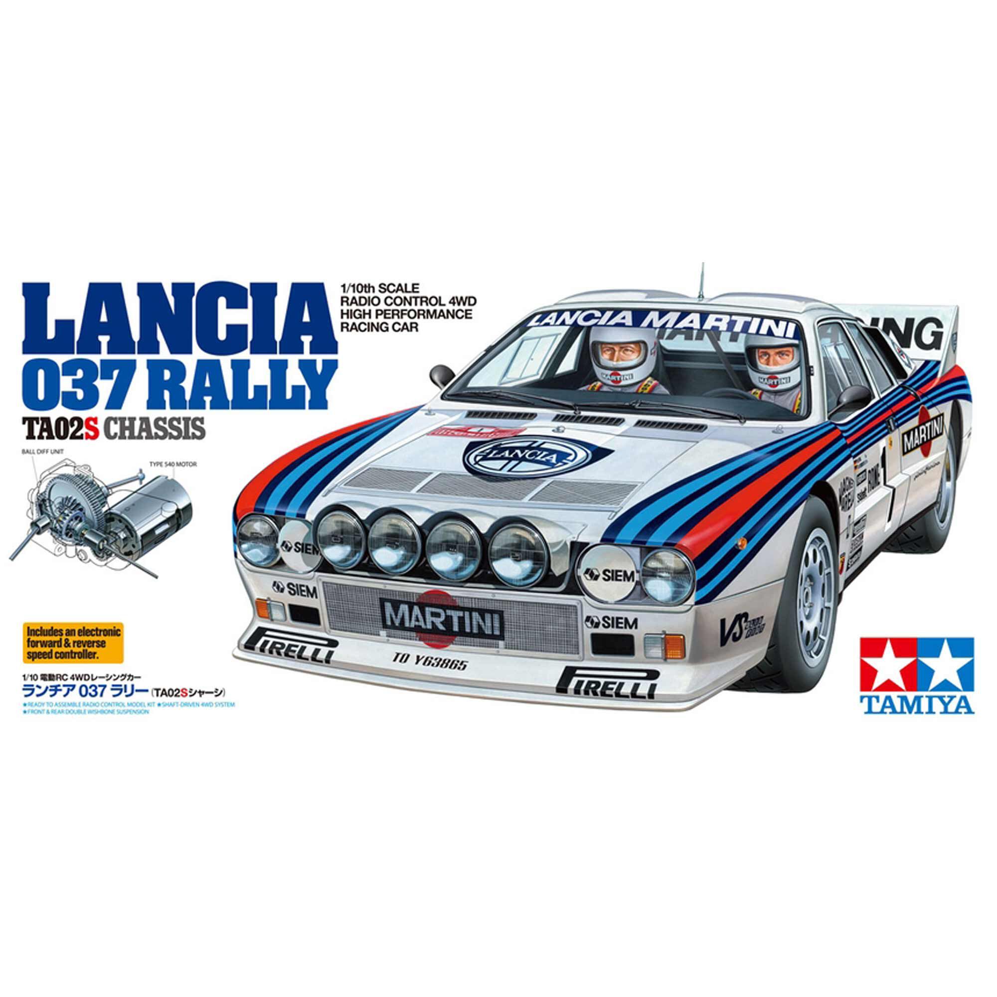 年末のプロモーション特価！ TA02-S 037 Lancia 1/10 Tamiya On-Road Hobby Horizon | Kit Rally 田宮模型
