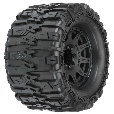 1/8 Trencher HP BELTED F/R 3.8" MT Tires Mounted 17mm Black Raid (2) 1/8 Trencher HP BELTED F/R 3.8" MT Tires Mounted 17mm Black Raid (2)