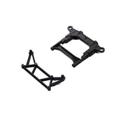 Rear Chassis Brace Bumper Body Mount: SCX10 III Rear Chassis Brace Bumper Body Mount: SCX10 III