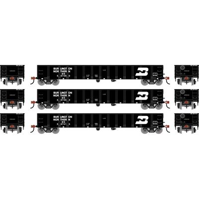 HO 52' Mill Gondola, BN #567390/567403/567415 (3) HO 52' Mill Gondola, BN #567390/567403/567415 (3)