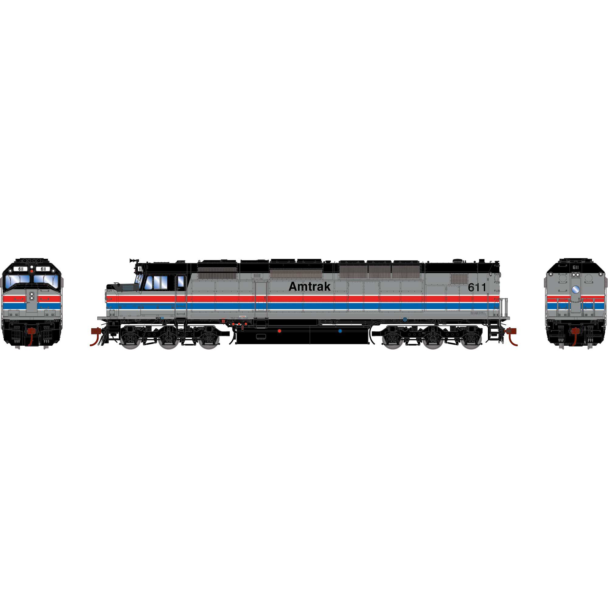 Athearn Athearn HO SDP40F Locomotive, Amtrak, Phase II #611