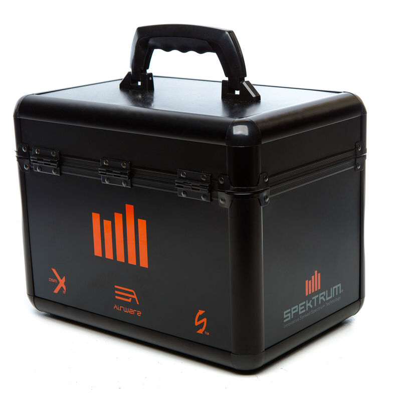 Maleta Para Transmisor Spektrum DX6R – Aluminio Mate, Espuma Interior Y Mango Ergonómico