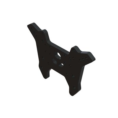 Front Shock Tower, Aluminum, Black Front Shock Tower, Aluminum, Black