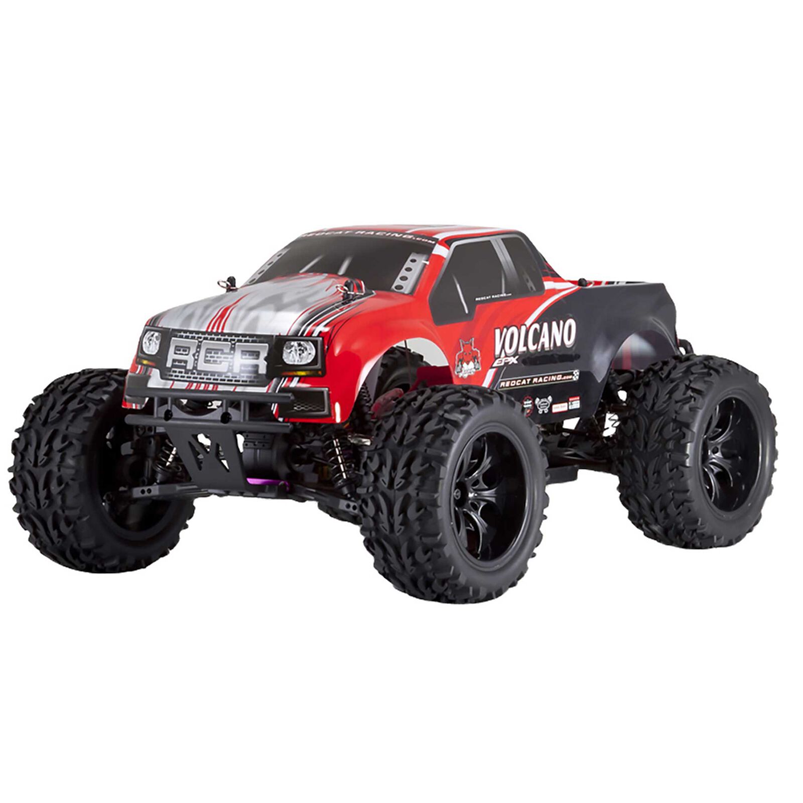 Redcat Racing 1/10 Volcano EPX 4WD Monster Truck Brushed RTR, Red