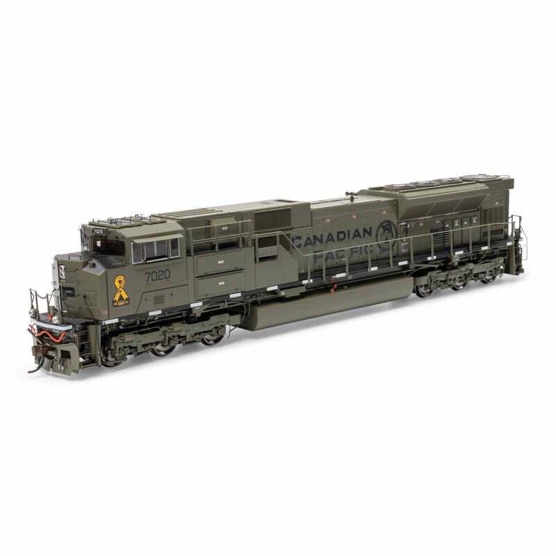 HO GEN EMD SD70ACU Locomotive, CP/Military Tribute #7020