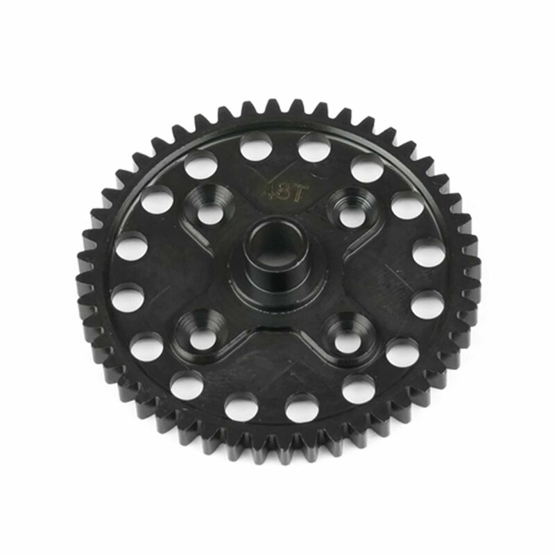 Spur Gear 48t, steel, CNC, lightened, NB48 2.1