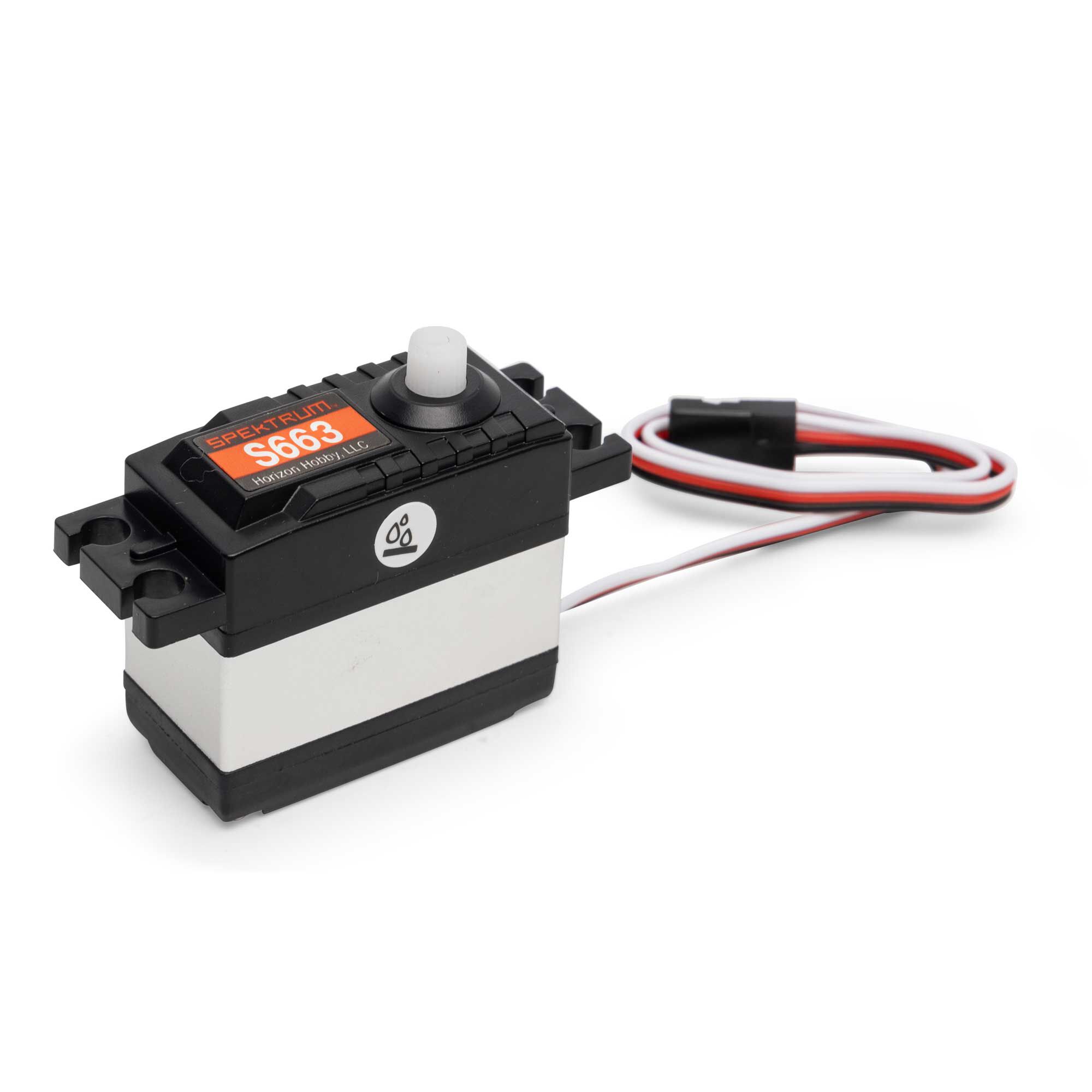 Spektrum Standard Waterproof Plastic Gear Servo, 25T | Horizon Hobby
