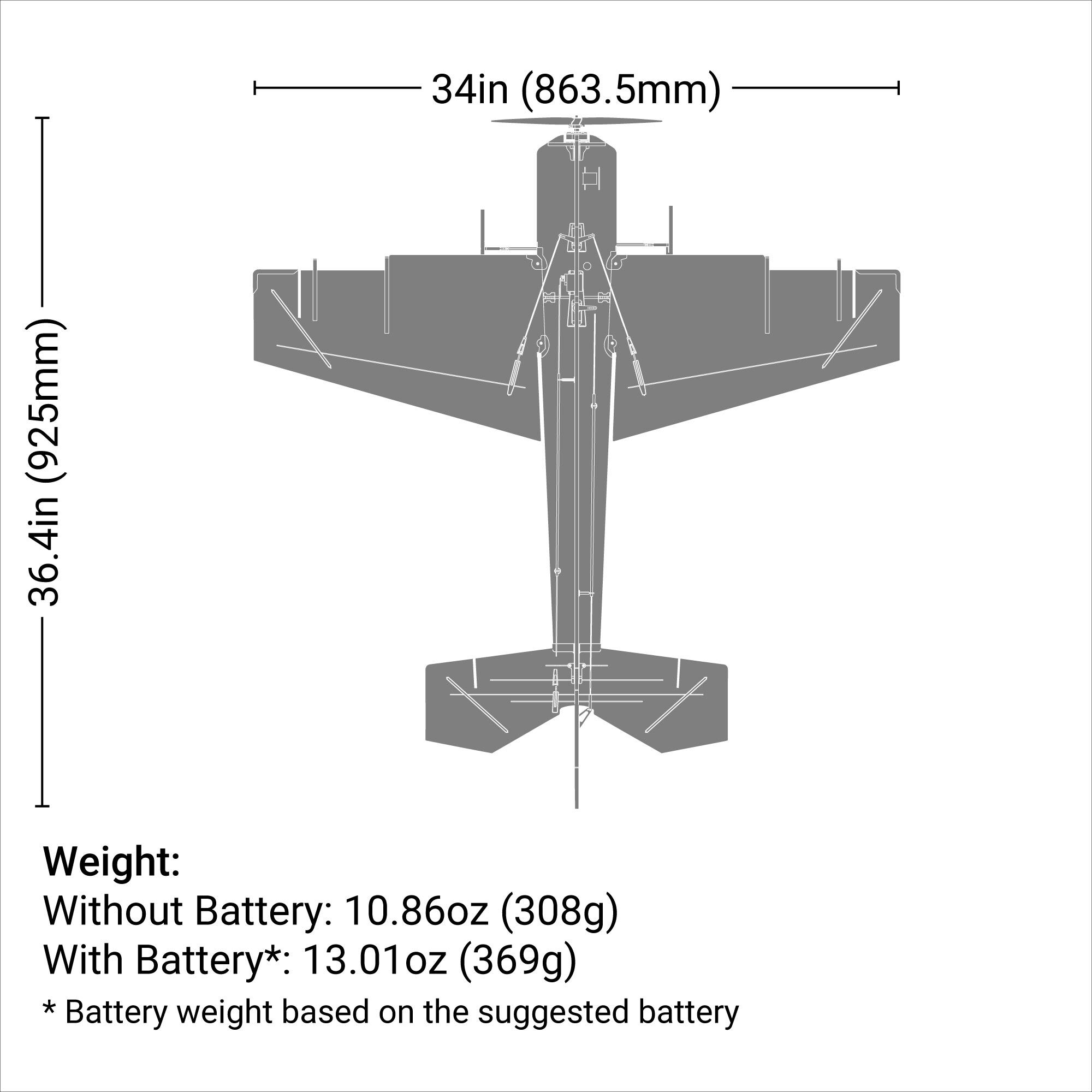 thumbnail image 2 of Eratix 3D 860mm BNF Ou PNP E-flite EFL01975 EFL01950 2 of 9