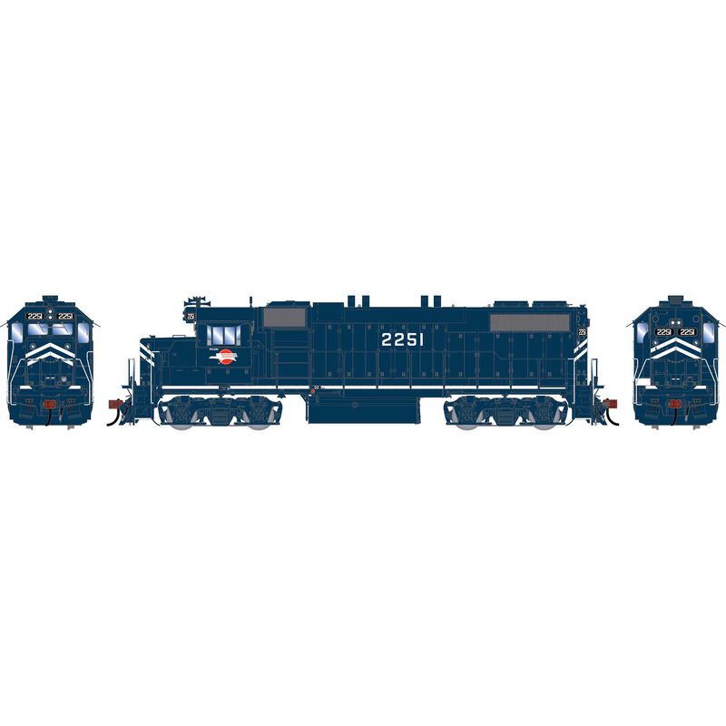 Athearn Genesis HO GEN GP38-2 Locomotive w/DCC & Sound, MP #2251