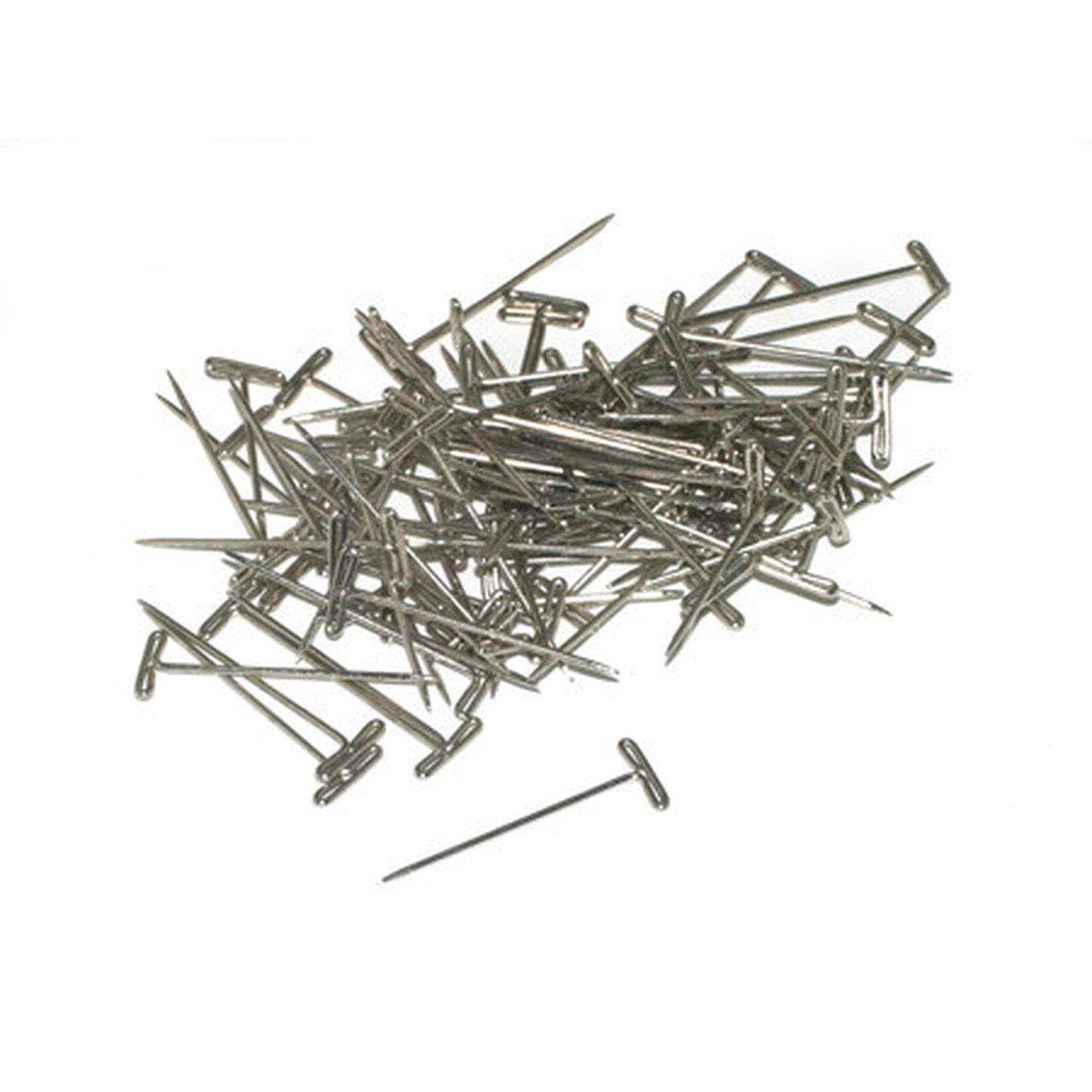 Nickel Plated T-Pins 1-1/4 Inch Long DUBRO253 - WIngs over the Downs Hobbies
