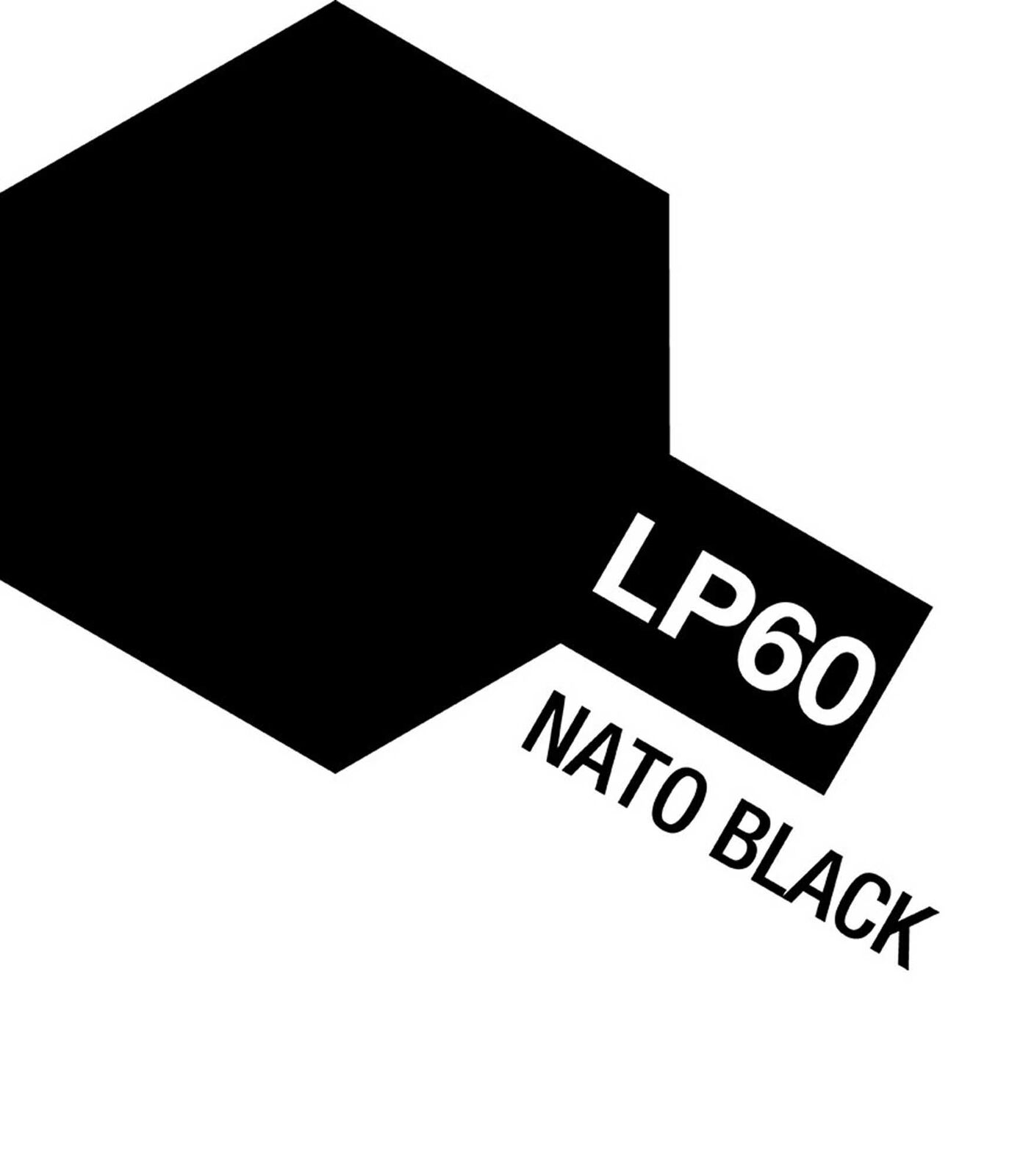 Lacquer Paint, LP-60 NATO Black, 10 mL