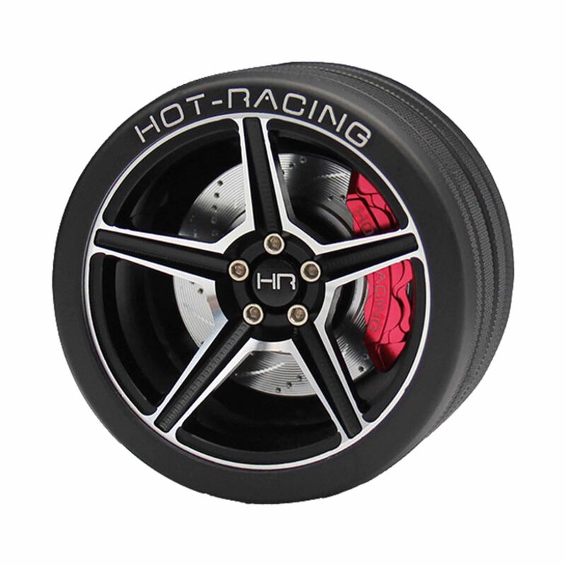 Aluminum 5 spoke Steering Wheel, FlySky NB4 Transmitter, Black