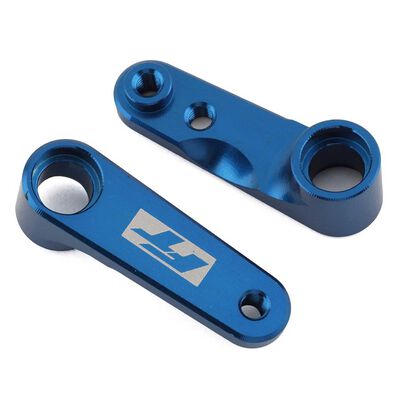 RC10B6.4 FT Aluminum Steering Bellcranks, Blue RC10B6.4 FT Aluminum Steering Bellcranks, Blue