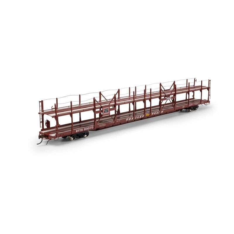 Athearn Genesis HO F89F Bi-Level Auto Rack, CBQ/BTTX #930173