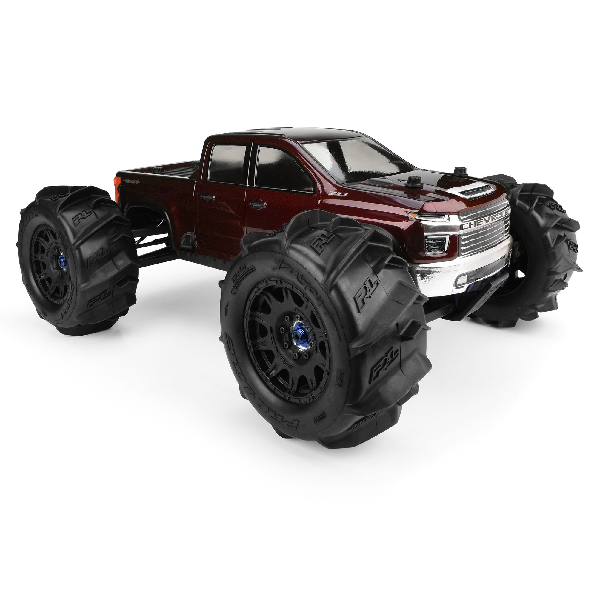 [���ܼ�] PRO358200 [PROLINE-RACING] 3582-00 1/8 2021 Chevy Silverado 2500 HD Clear Body: E-REVO 2.0 & MAXX