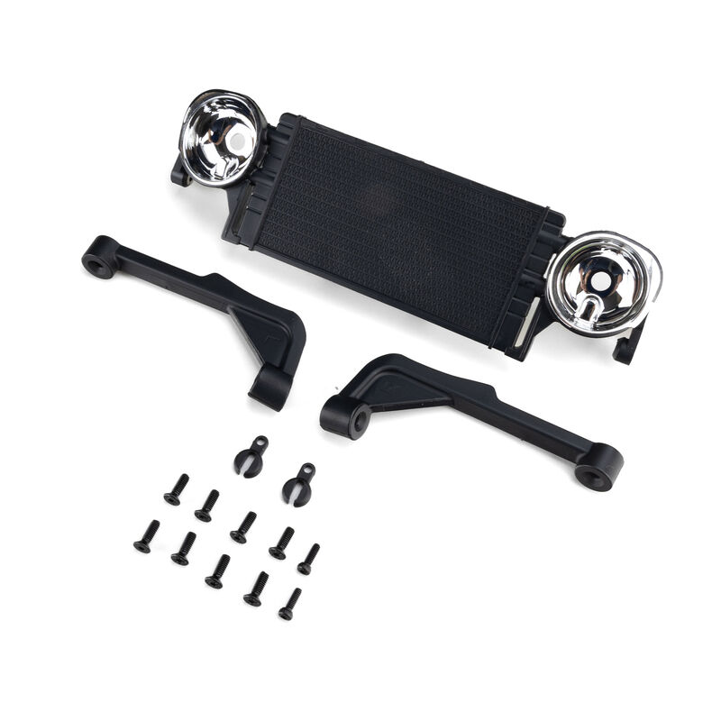 Axial Front Radiator and Lights, Jeep JT: SCX10 III MotoBilt